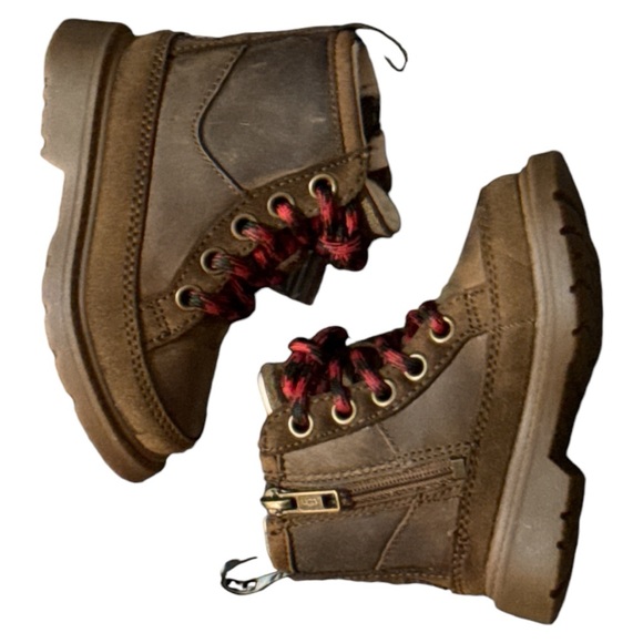 UGG baby toddler Robley Weather boot  bootie brown size 6 NEW - Picture 3 of 6
